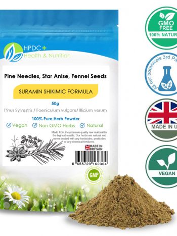 SURA MAX Ultra Strength Herbal Powder Natural Suramin & Shikimic Acid Max Potency Formula