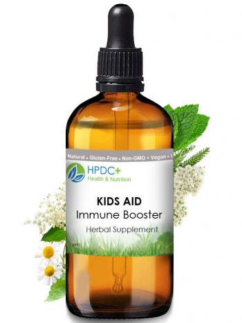 Children's Immune Booster Tincture Natural Defence Against Cold, Flu & Sore Throats (Organic, Alcohol Free)